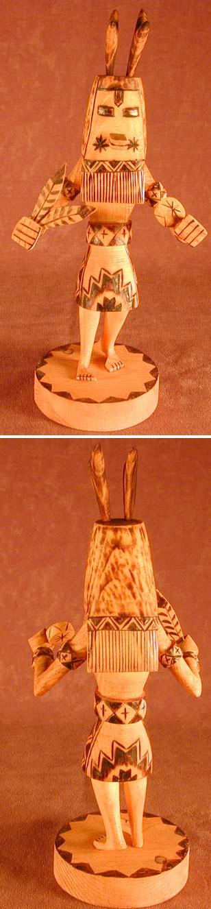 Navajo Antelope Burnt Kachina